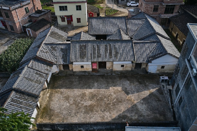 连南县寨岗镇安田海螺墩村白屋革命遗址观察