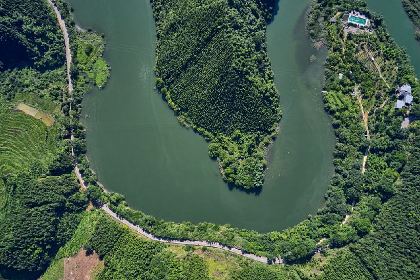 连南县涡水镇涡水河。
