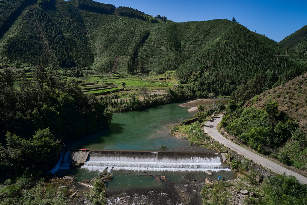 连南县涡水镇涡水河。