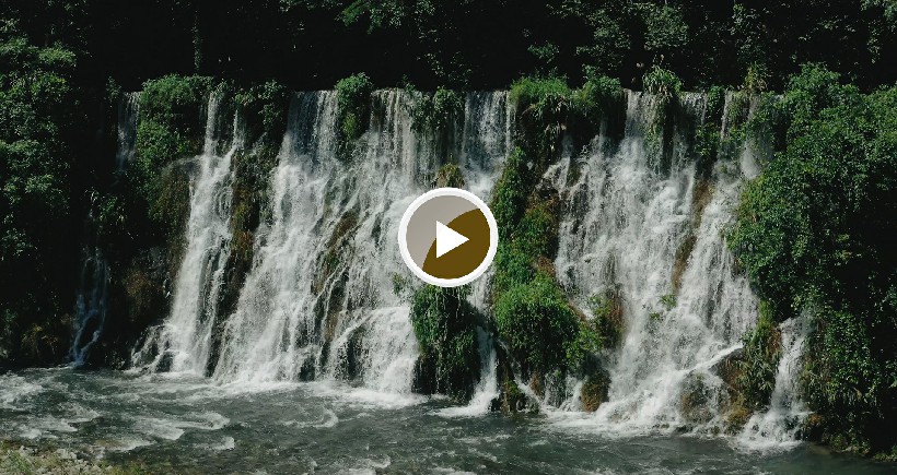 连南县涡水镇涡水河风景。