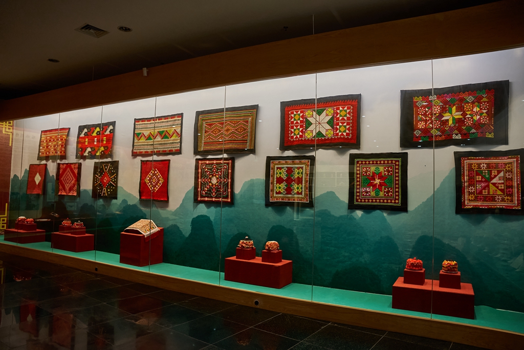 中国广东瑶族博物馆，瑶绣
