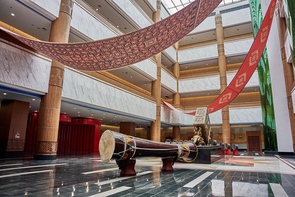 中国广东瑶族博物馆展厅内部