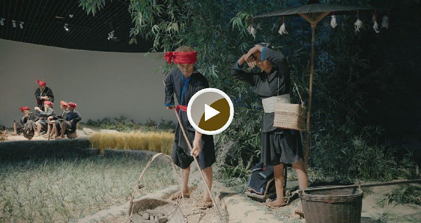 连南瑶族自治县-中国广东瑶族博物馆展厅内部