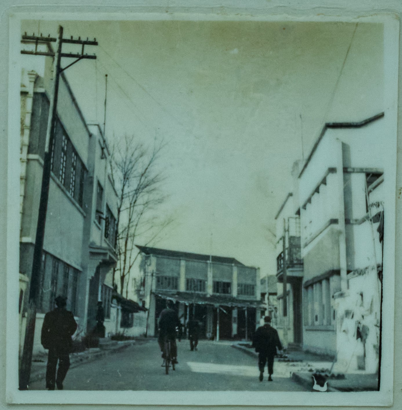 50年代，县城三江街街景（高楼为老百货大楼现惠佳超市）