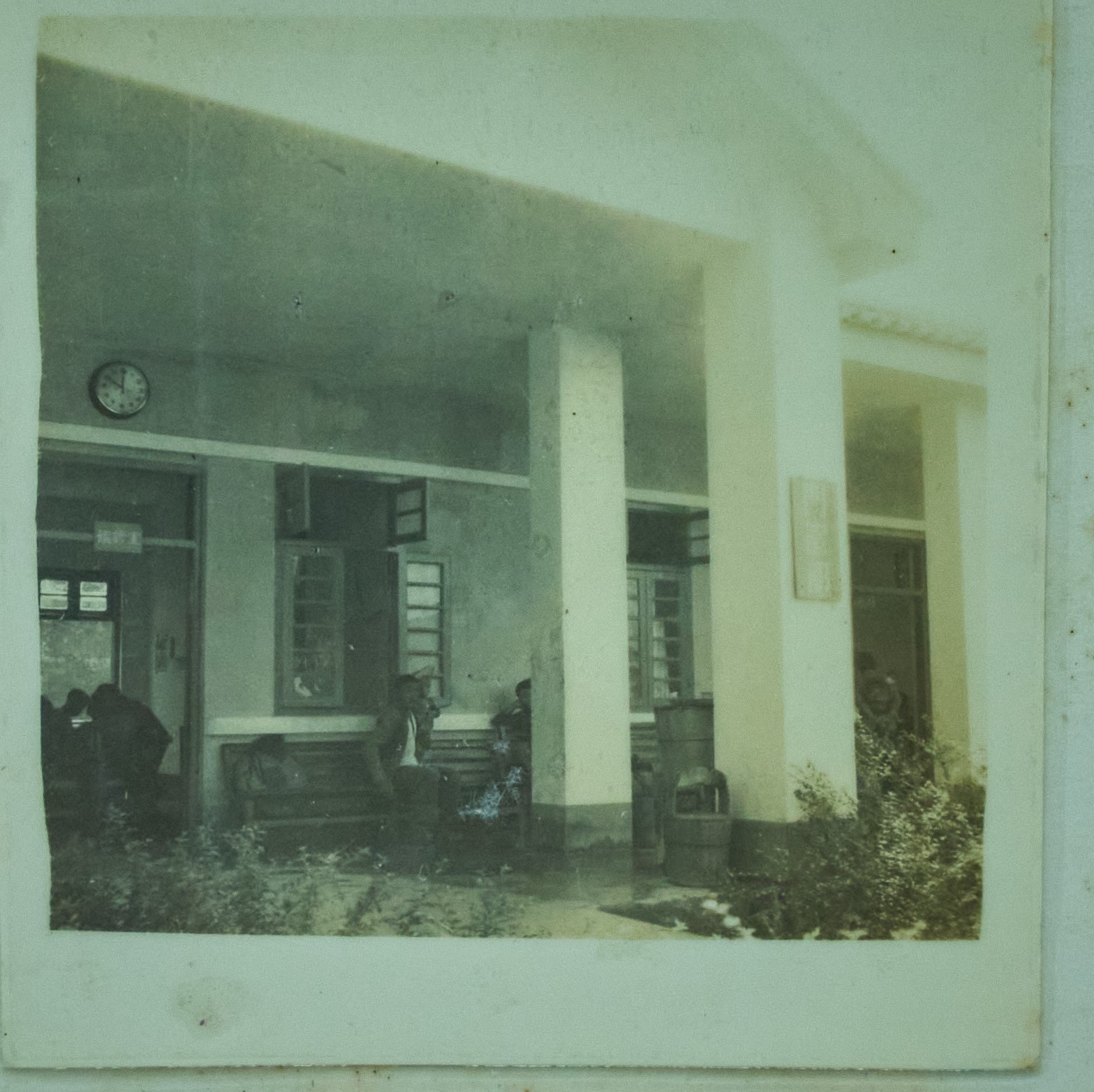 50年代，县卫生院门诊部(现人民医院)