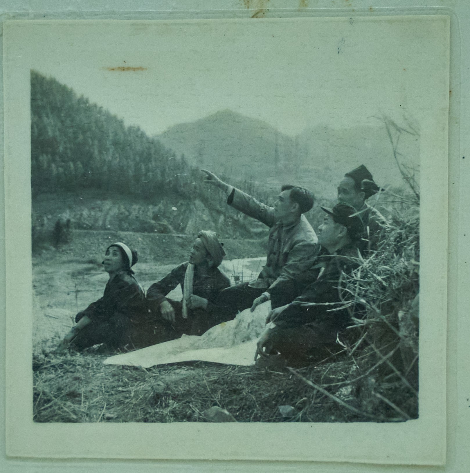 50年代，金坑公社单位在作林业生产规划