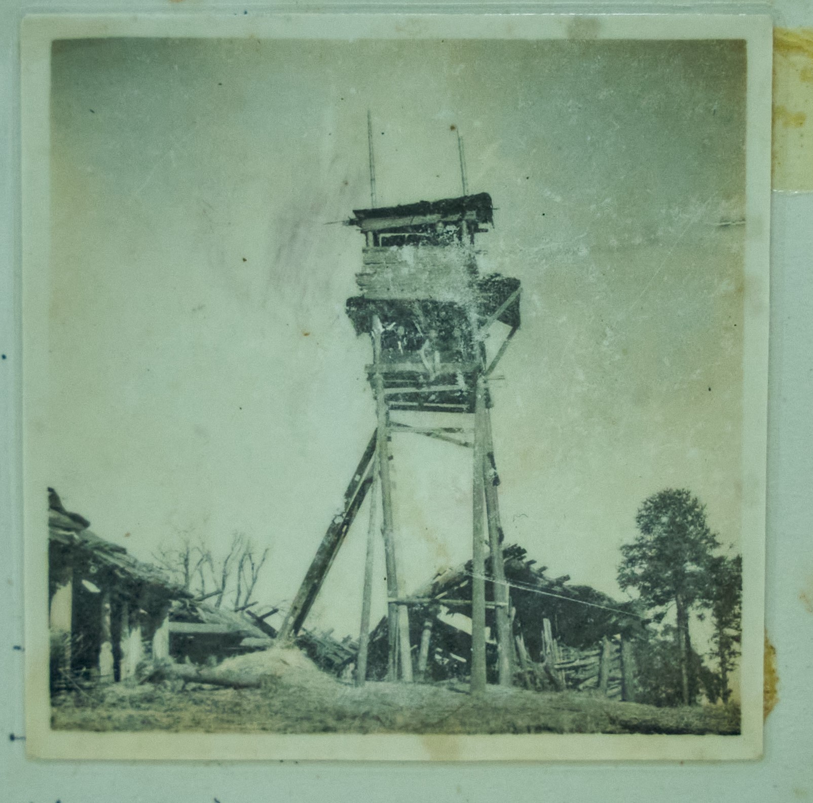 50年代，瞭望台,用以观察火灾等灾害