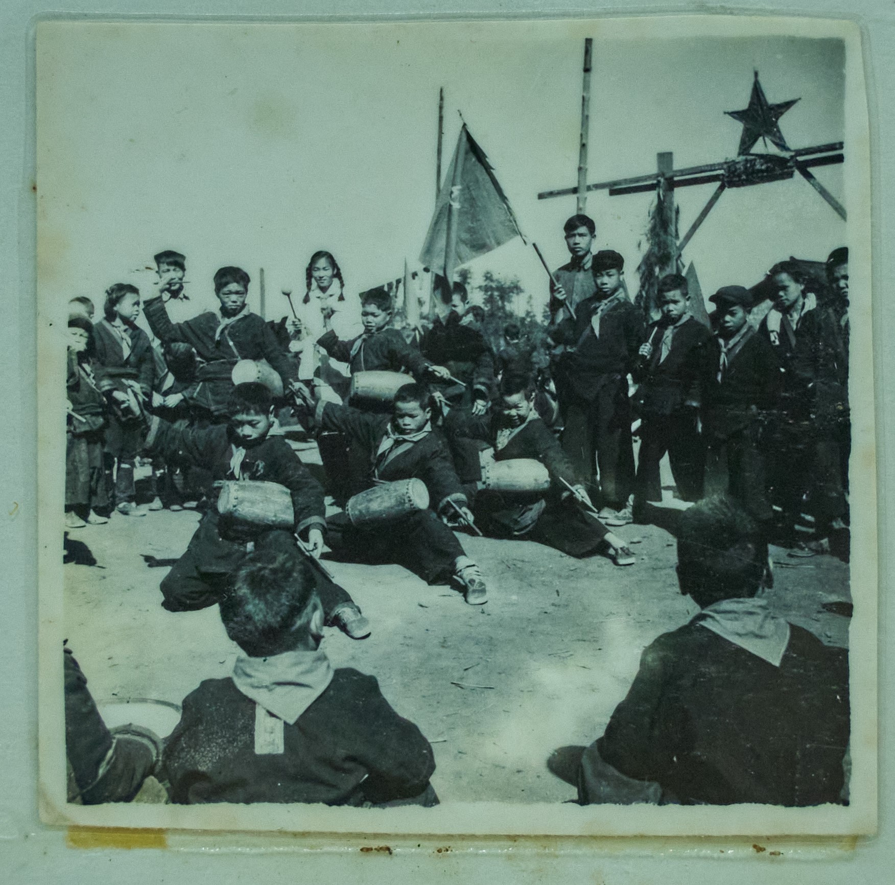 50年代，瑶族长鼓舞